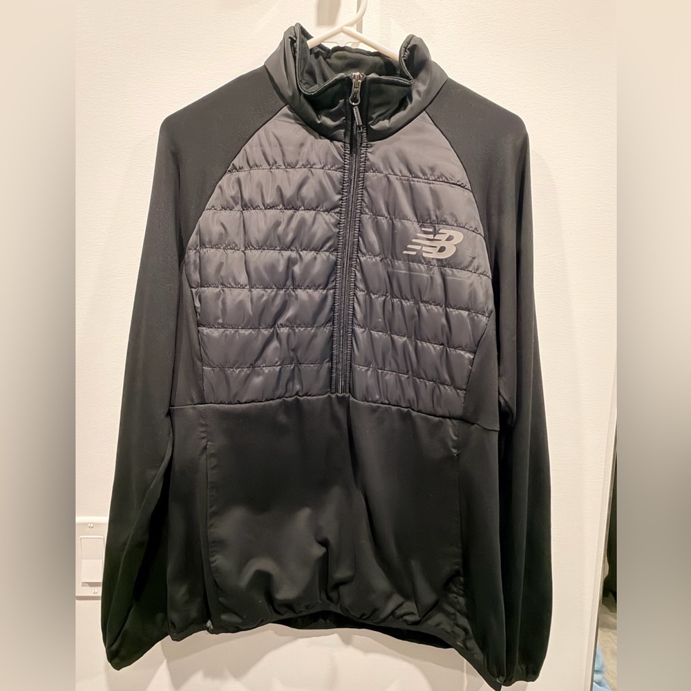 New Balance Women's Black Quarter Zip Performance Jacket